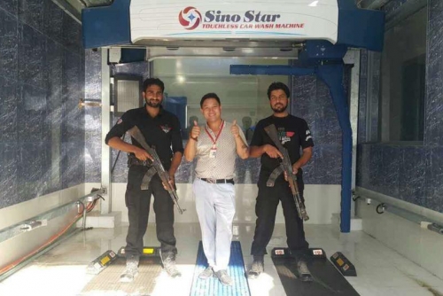 AXE Overhead Touchless Car Wash In Pakistan Asia