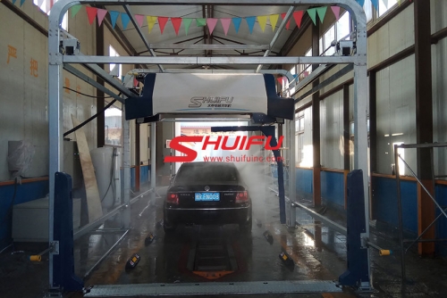AXE OVERHEAD Laserwash plus 360  in-bay car wash in CHINA