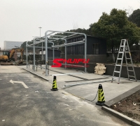 Touchfree AXE OVERHEAD car wash machine project in HANGZHOU China