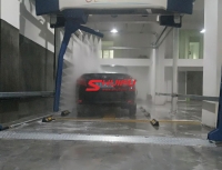 AXE OVERHEAD touchless carwash system installation finished in Asia