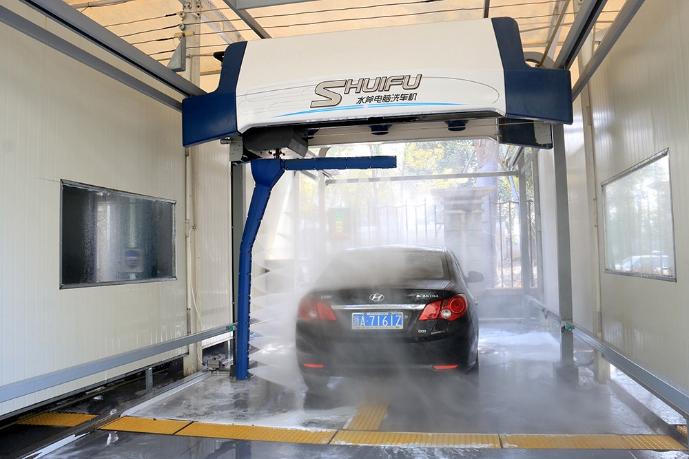 shuifu axe overhead touchless car wash system with high pressure water rinse