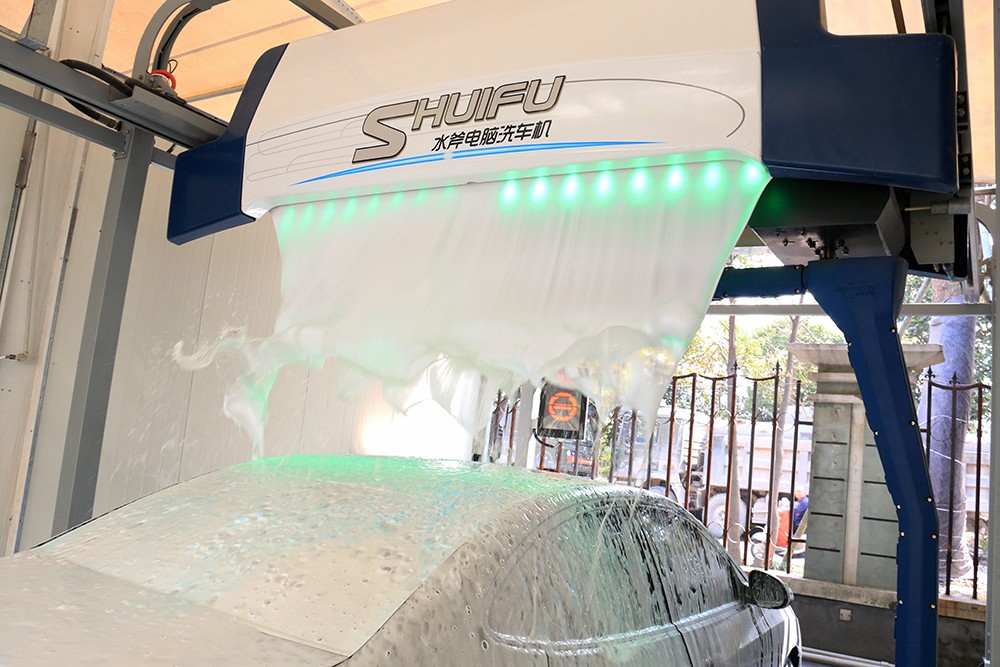 SHUIFU AXE TOUCHLESS CAR WASH MACHINE LAVA FALL