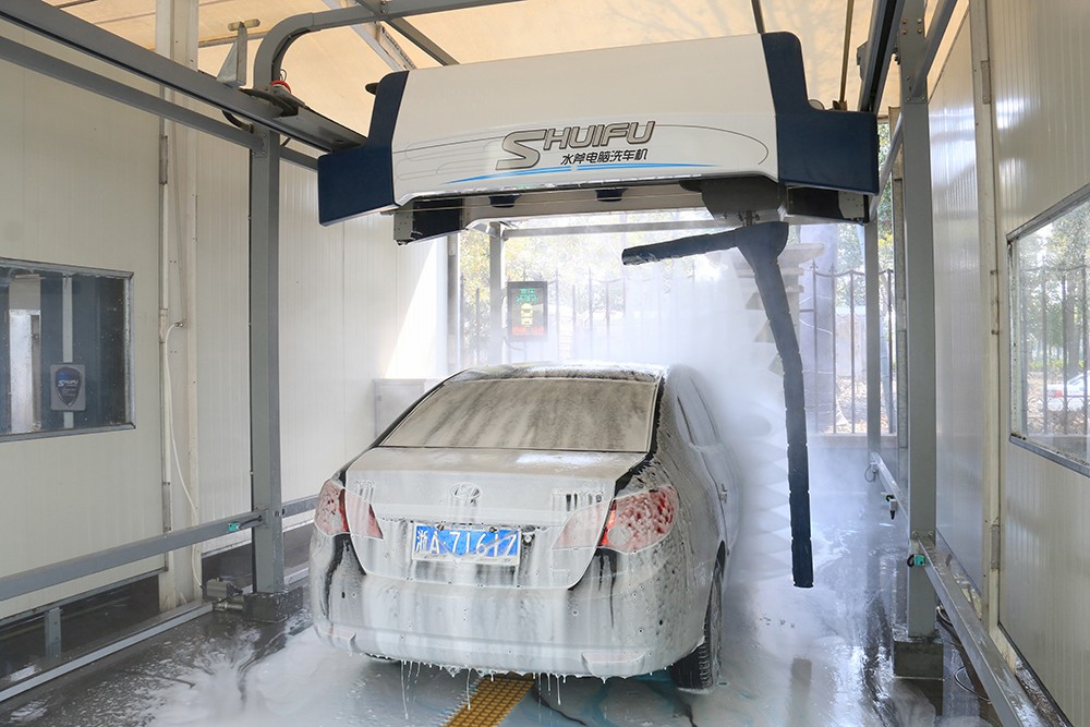 SHUIFU AXE TOUCHLESS CAR WASH MACHINE WITH HP(HIGH-PRESSURE) WATER
