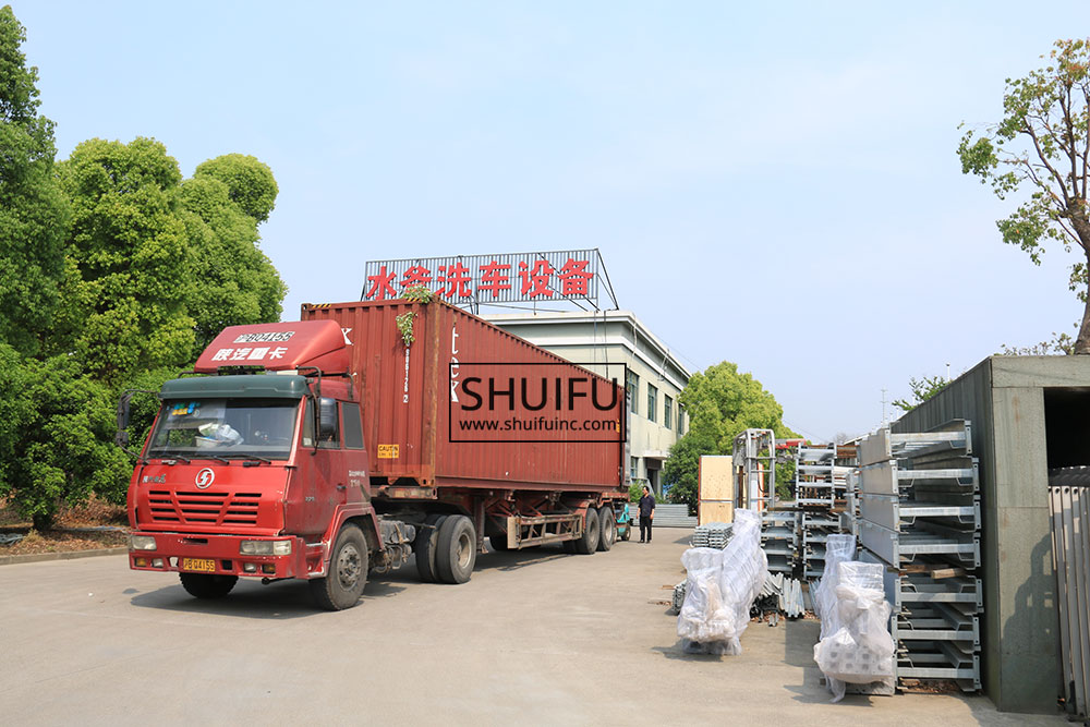 SHUIFU-TOUCHLESS-CAR-WASH-MANUFACUTRER-AXE-OVERHEAD-SHIPPING-CONTAINER