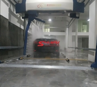 Automatic car wash machine AXE OVERHEAD touchless carwash system installation finished in Asia