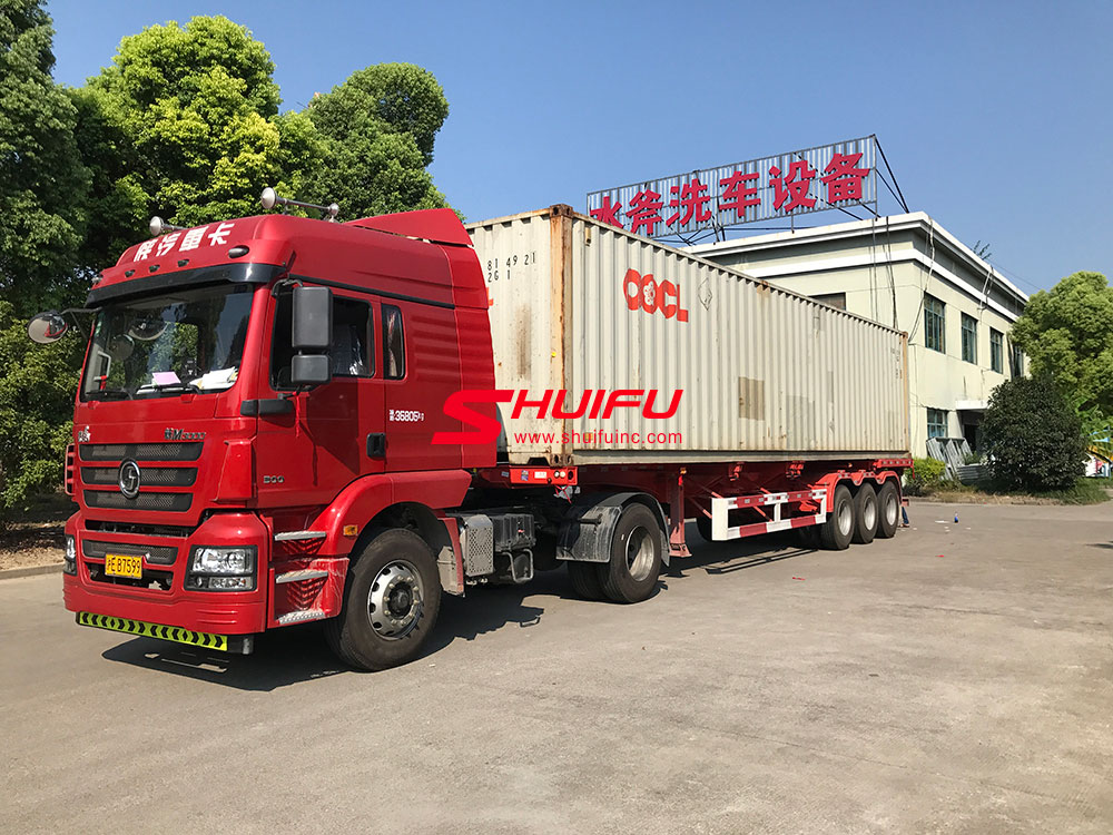 Container-loading-for-shuifu-automatic-car-wash-machine