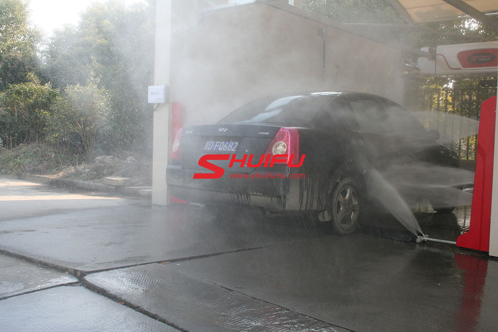 Touchless-car-wash-with-dirty-car-for-wheel-blaster-touchless-M7-SHUIFU-CHINA